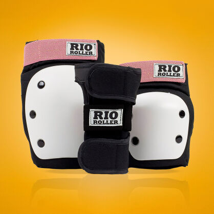 Ochraniacze na Rolki – Ochraniacze Rio Roller 3-pak czarno-różowe
