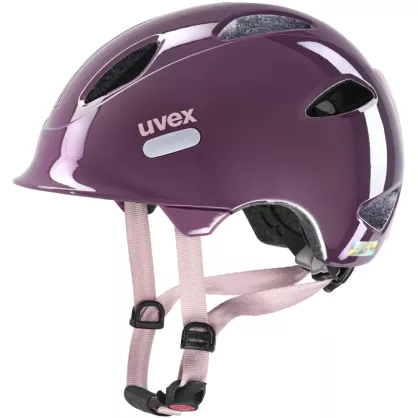 Kask dziecięcy Uvex Oyo śliwkowo-różowy połysk (Plum/Dust Rose)