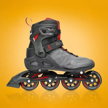 Rolki Rollerblade Macroblade 84 szaro-czerwone