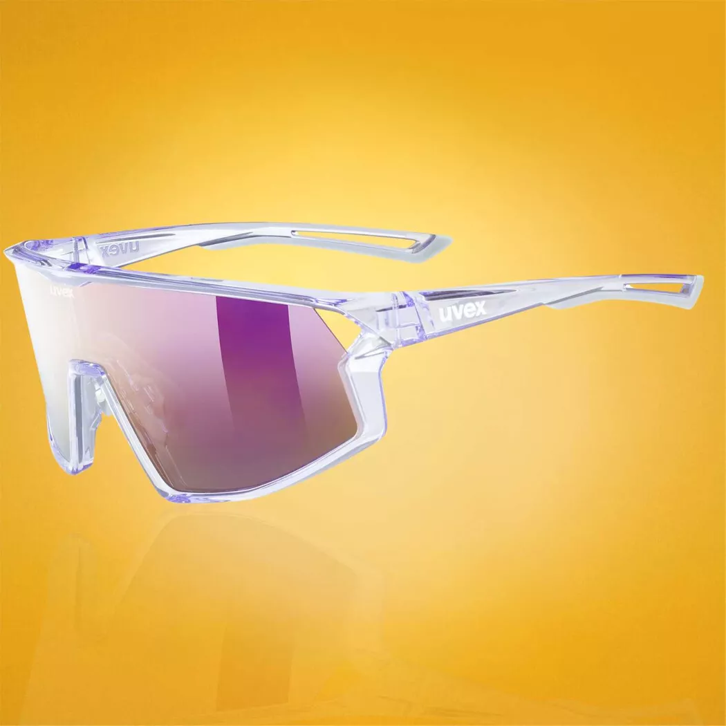 Okulary przeciwsłoneczne UVEX Skyryse Clear Purple / Mirror Lavender