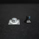 Śruba górnej klamry z nakrętką FR Spin Buckle Screw czarna