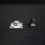 Śruba górnej klamry z nakrętką FR Spin Buckle Screw czarna