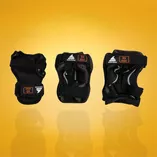 Ochraniacze dziecięce Rollerblade Skate Gear Junior 3-pack czarne