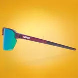 Okulary przeciwsłoneczne UVEX Vectiv set Cranberry TransMatt / Mirror Rose