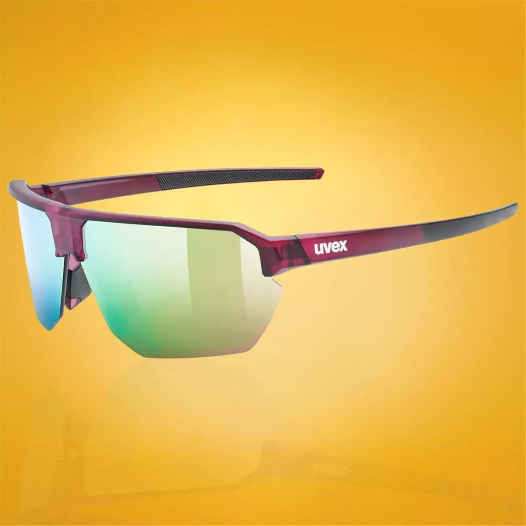 
Okulary przeciwsłoneczne UVEX Vectiv set Cranberry TransMatt / Mirror Rose