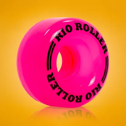 Kółka do wrotek Rio Roller Coaster 62x36mm/82a różowe (4 szt.)