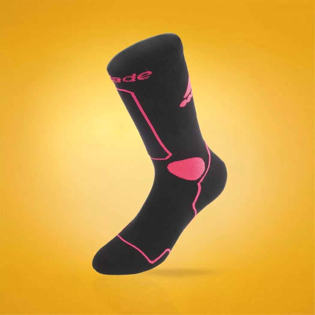 Skarpety Damskie Rollerblade Skate Socks W czarno-różowe