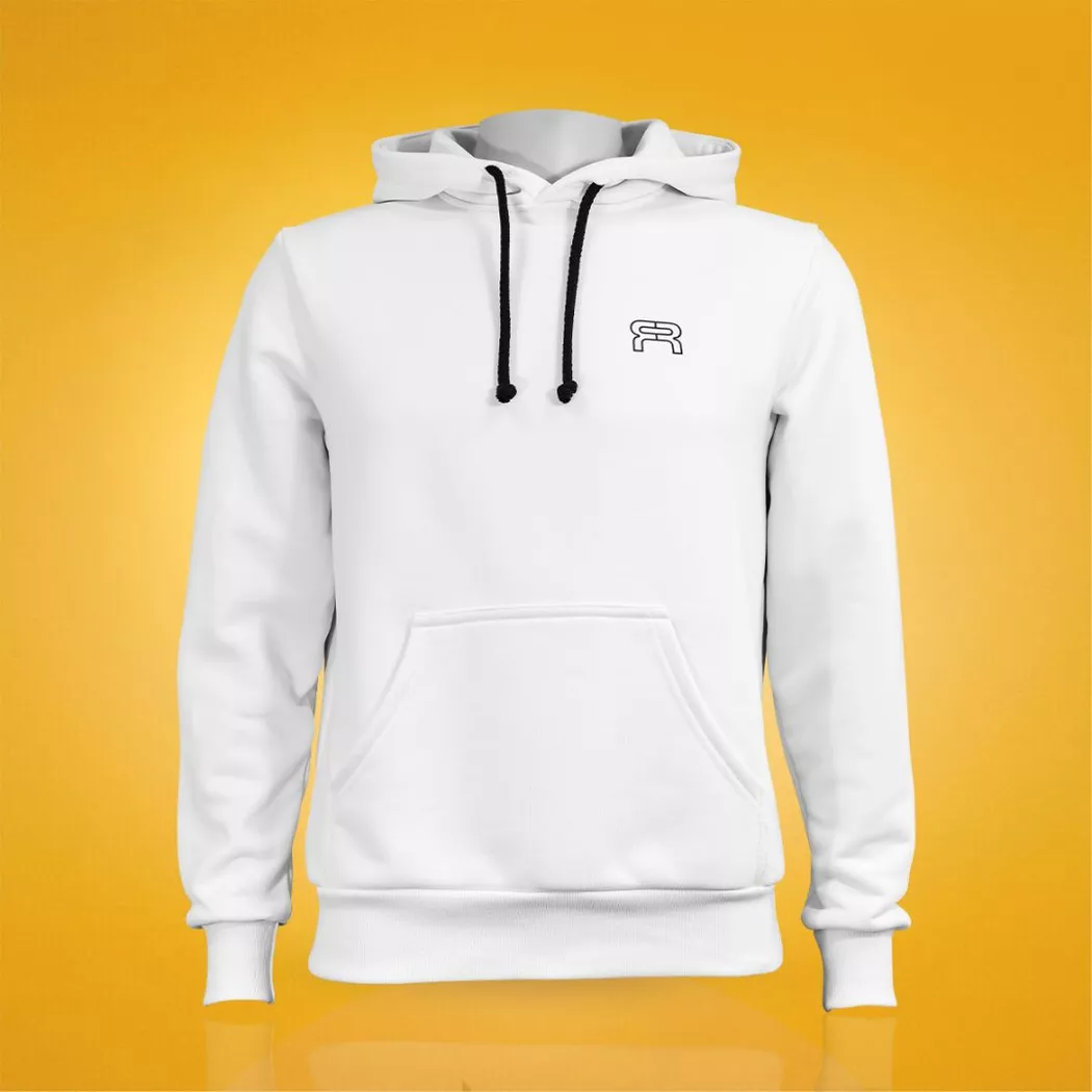 Bluza FR Skates Classic Logo Hoodie biała M