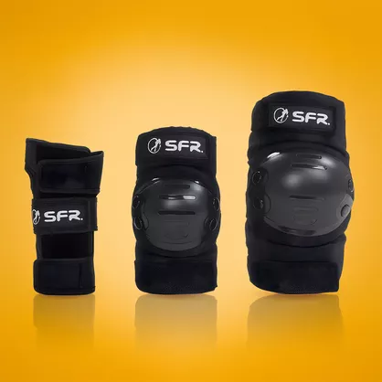 Ochraniacze SFR Youth Ramp Triple Pad Set zestaw czarne