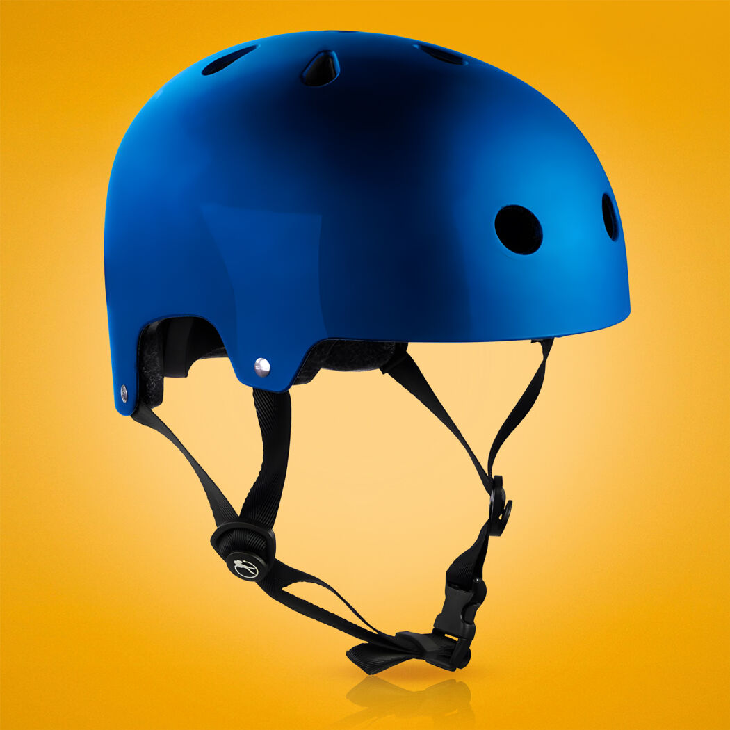 Kask na rolki SFR Essentials niebieski metallic