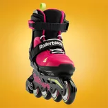 Rolki Rollerblade Microblade różowo-czarne