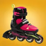 Rolki Rollerblade Microblade różowo-czarne
