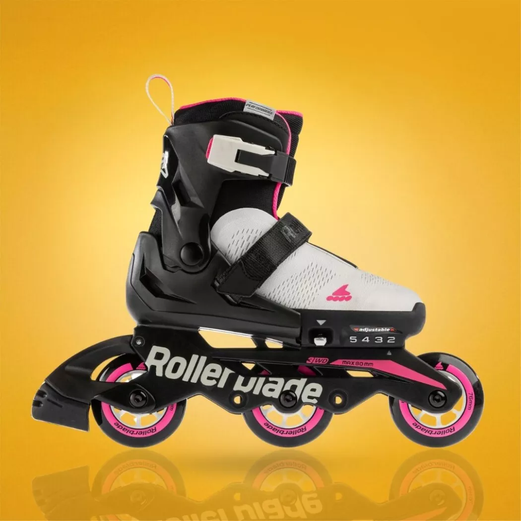 Rolki Rollerblade Microblade Free 3WD G szaro-różowe