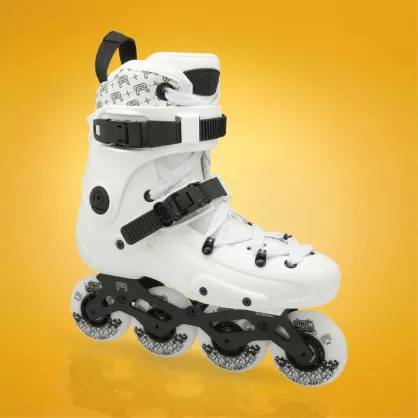 Rolki FR Skates FR1 80 Deluxe Intuition 2023 białe