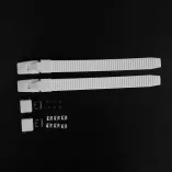 Klamry górne do rolek FR Safety Top Buckles białe