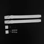 Klamry górne do rolek FR Safety Top Buckles białe