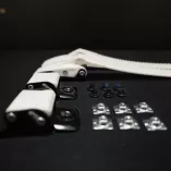 Klamry górne do rolek FR Safety Top Buckles białe