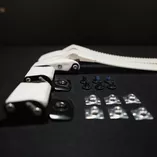 Klamry górne do rolek FR Safety Top Buckles białe