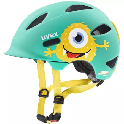 Kask dziecięcy Uvex Oyo Style zielony mat / potworek (Monster Lagoon)