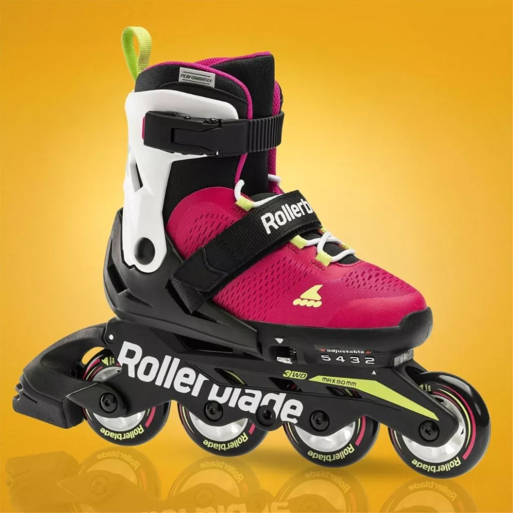 Rolki Rollerblade Microblade Maxx G różowo-białe