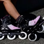 Rolki Rollerblade Macroblade 110 3WD W szaro-różowe