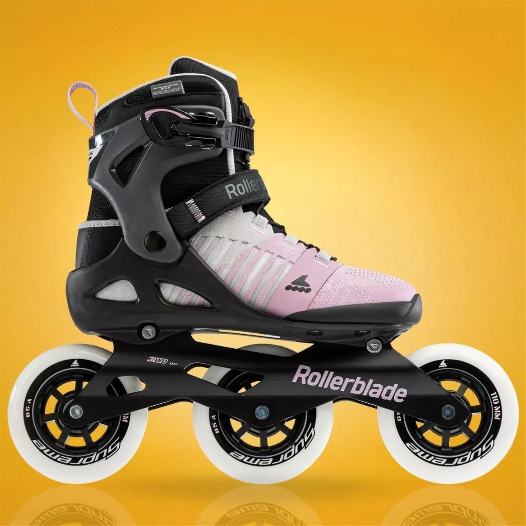 Rolki Rollerblade Macroblade 110 3WD W szaro-różowe