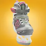 Łyżwy dziecięce regulowane Rollerblade Ice G biało-miętowe