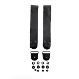 Paski rzepy do rolek FR Powerstrap ze szlufką i śrubami czarne 425mm EU 38-42 L+P