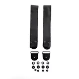 Paski rzepy do rolek FR Powerstrap ze szlufką i śrubami czarne 425mm EU 38-42 L+P
