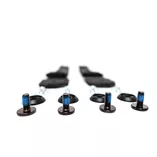 Paski rzepy do rolek FR Powerstrap ze szlufką i śrubami czarne 425mm EU 38-42 L+P