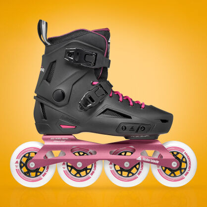 Rolki Rollerblade Lightning 90 W czarno-różowe