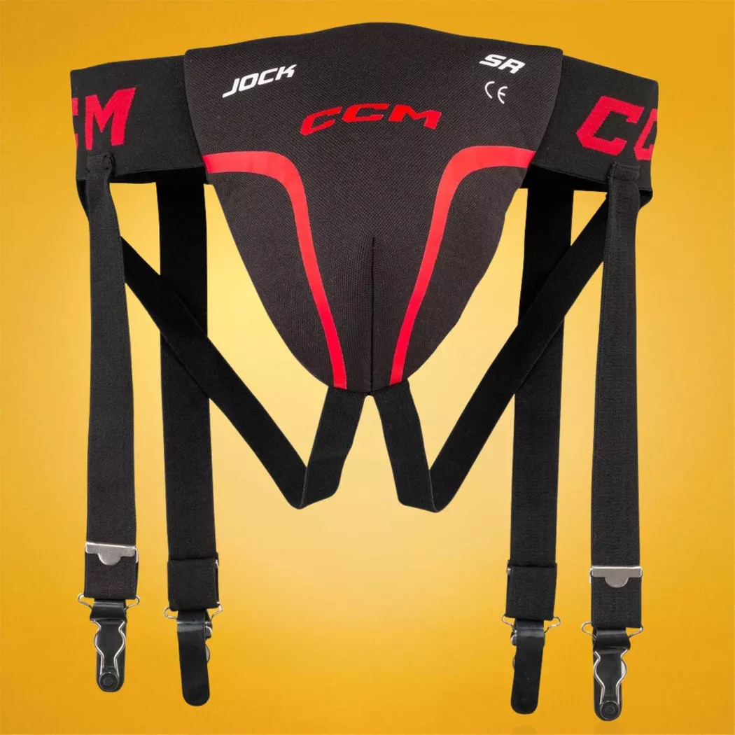 Suspensor z paskami CCM Jock Combo SR BKRD