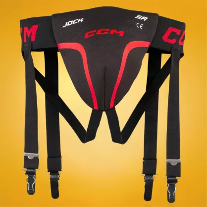 Suspensor z paskami CCM Jock Combo SR BKRD