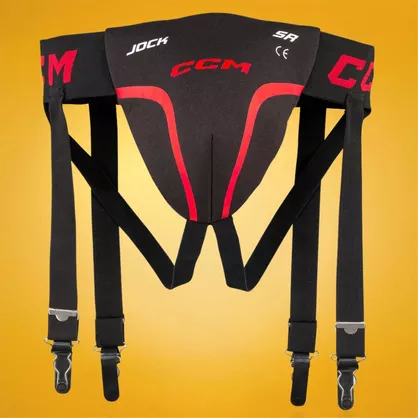 Suspensor z paskami CCM Jock Combo SR BKRD