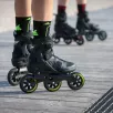 Rolki Rollerblade Macroblade 110 3WD czarno-limonkowe