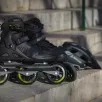 Rolki Rollerblade Macroblade 110 3WD czarno-limonkowe