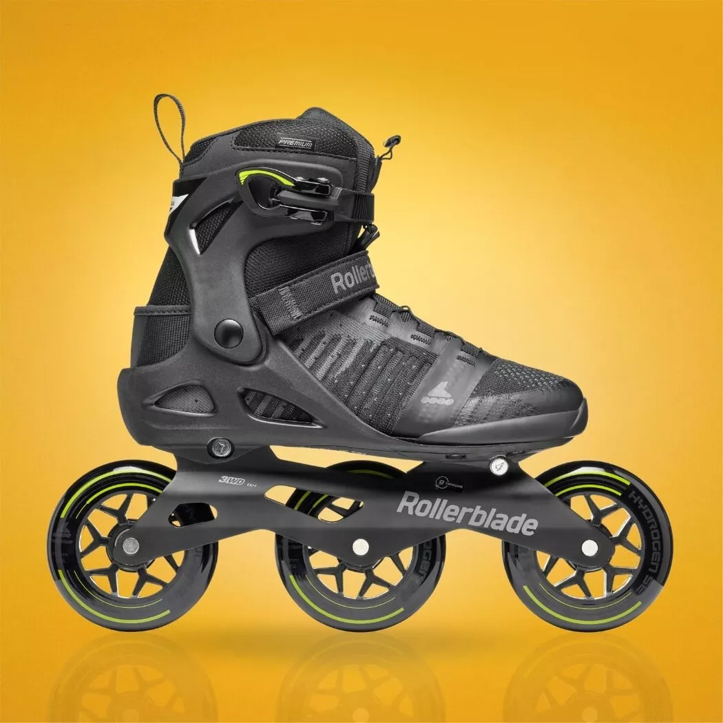 Rolki Rollerblade Macroblade 110 3WD czarno-limonkowe