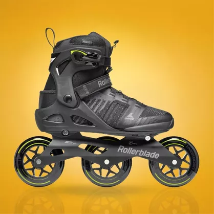 Rolki Rollerblade Macroblade 110 3WD czarno-limonkowe