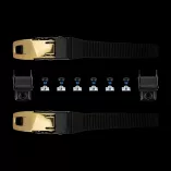 Klamry górne do rolek FR Metal Top Buckle złote