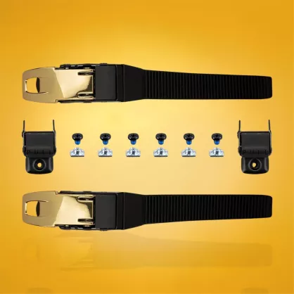Klamry górne do rolek FR Metal Top Buckle złote