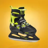 Łyżwy dziecięce regulowane Bladerunner Micro Ice czarno-limonkowe
