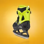 Łyżwy dziecięce regulowane Bladerunner Micro Ice czarno-limonkowe