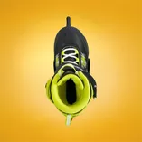 Łyżwy dziecięce regulowane Bladerunner Micro Ice czarno-limonkowe