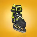 Łyżwy dziecięce regulowane Bladerunner Micro Ice czarno-limonkowe