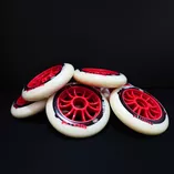 Kółka do rolek Atom Skates Matrix 110mm/86a czerwone (8 szt.)