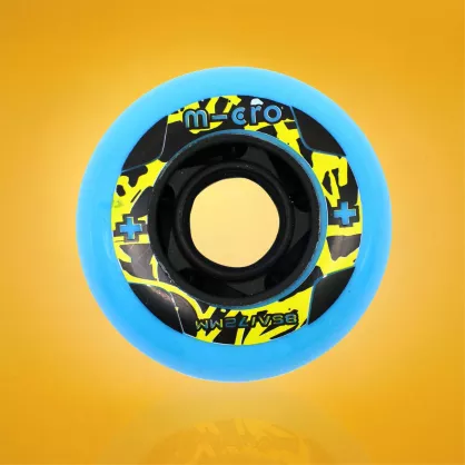 Kółka do rolek dziecięcych Micro Discovery 72 mm / 85A niebieskie (4 szt.)