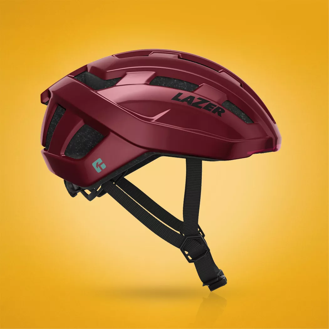 Kask na rolki - Lazer Tempo KinetiCore kosmiczna jagoda