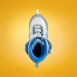 Łyżwy dziecięce regulowane Bladerunner Micro Ice G biało-niebieskie