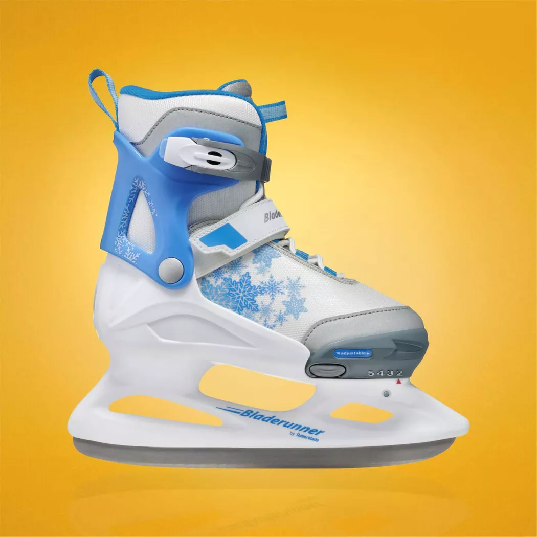 Łyżwy dziecięce regulowane Bladerunner Micro Ice G biało-niebieskie