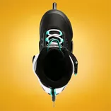 Łyżwy dziecięce regulowane Bladerunner Micro XT Ice G czarno-turkusowe